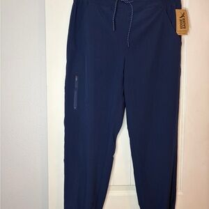 Eddie Bauer Navy Blue Poplar Joggers size Large. BNWT